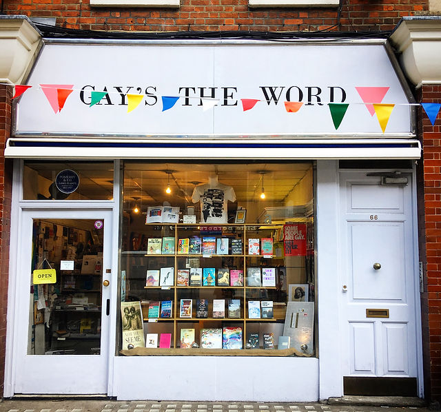 Extérieur de la librairie Gay's the Word