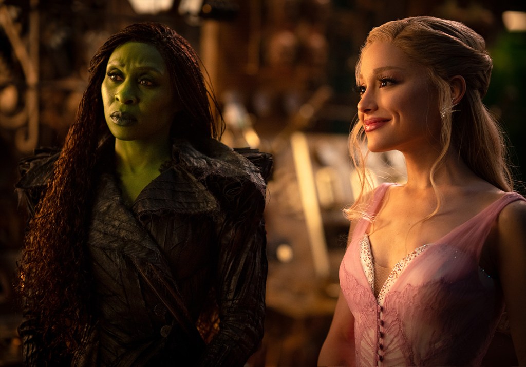 Elphaba et Glinda dans Wicked