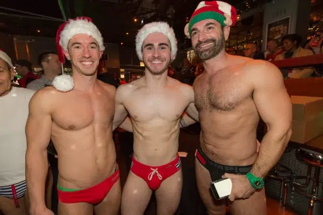 Chicago Santa Speedo Run Northalsted