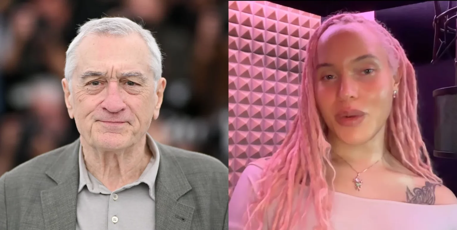 Airyn, la fille trans de Robert De Niro, dit que l'alliance de son père a été « non-stop » On the left, Robert De Niro in 2023 in a grey shirt and suit blazer. On the right, Airyn De Niro in a video posted to her Instagram account.