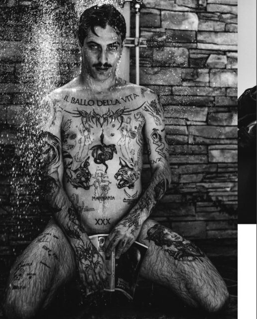 Damiano David étourdit lors d'une séance photo torride de Damon Baker, montrant ses tatouages, ses courbes et son énergie de rock star tandis que sa carrière solo s'élève.