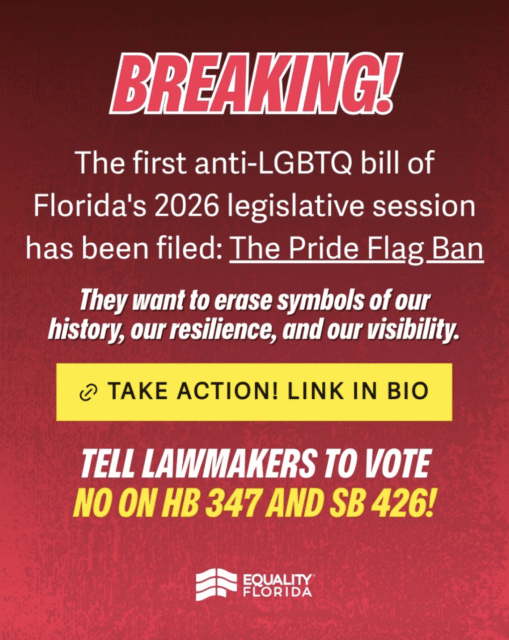 Message urgent d’Equality Florida