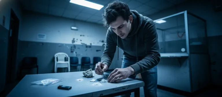 Il consomme de la cocaïne dans la salle d’attente d’un commissariat : une scène hallucinante, l’homme arrêté après une fouille choc