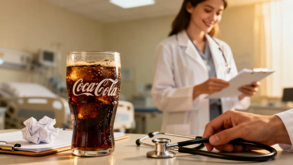 Traitement-choc à l’hôpital : elle guérit en 24h grâce au Coca-Cola, les médecins stupéfaits