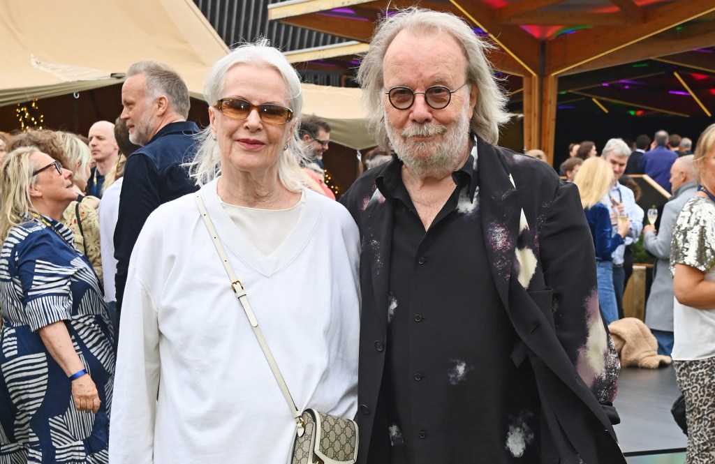 Anni-Frid Lyngstad et Benny Andersson d'ABBA
