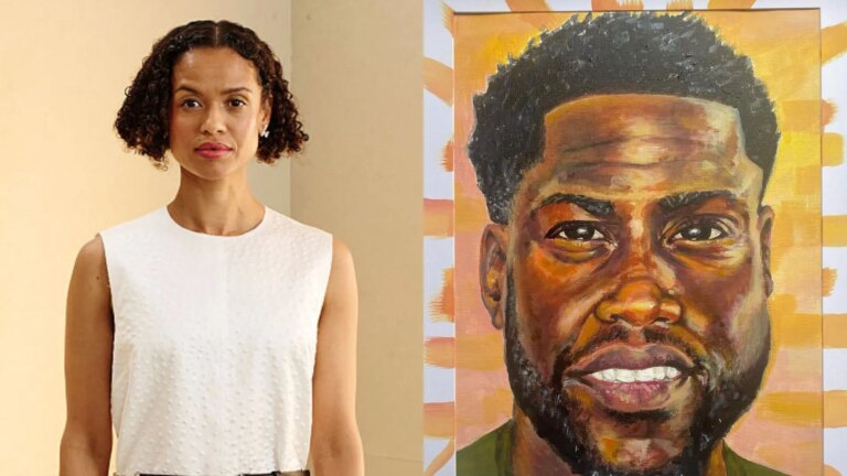 Gugu Mbatha-Raw de La Guerre entre la terre et la mer a un incroyable passe-temps pour la peinture Gugu Mbatha-Raw is an incredible painter