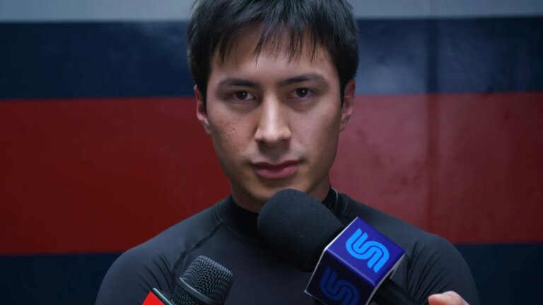 Hudson Williams de Heated Rivalry applaudi pour avoir dépeint « avec amour » l'autisme à l'écran Hudson Williams as Shane Hollander in Heated Rivalry