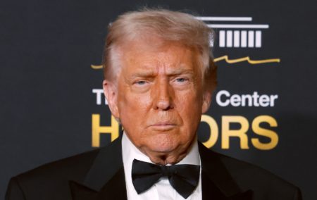 Donald Trump attends the 2025 Kennedy Center Honors at The Kennedy Center