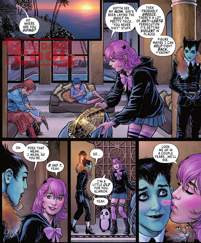 série de bandes dessinées Cheetah et Cheshire Rob the Justice League