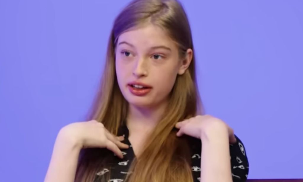 Vivian Jenna Wilson sur un plateau d'enregistrement.