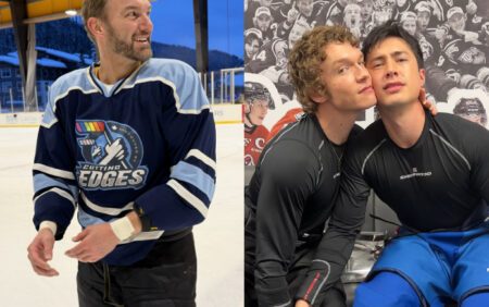 Un joueur de hockey fait son coming-out après avoir été inspiré par Heated Rivalry
