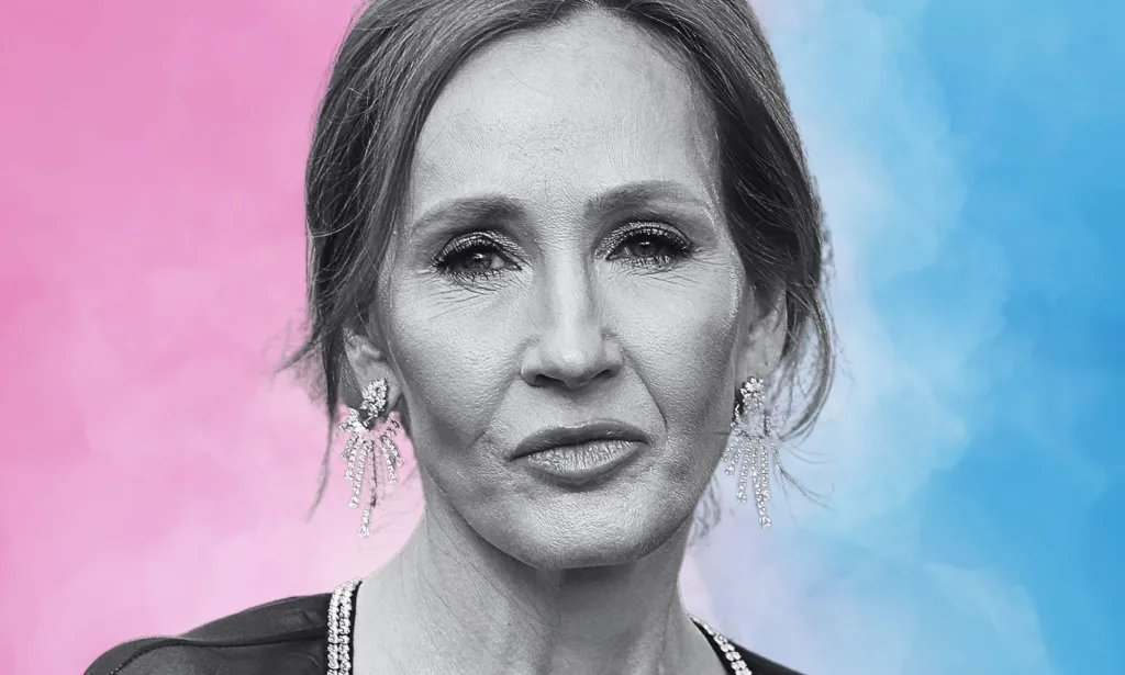 Une image modifiée de JK Rowling.