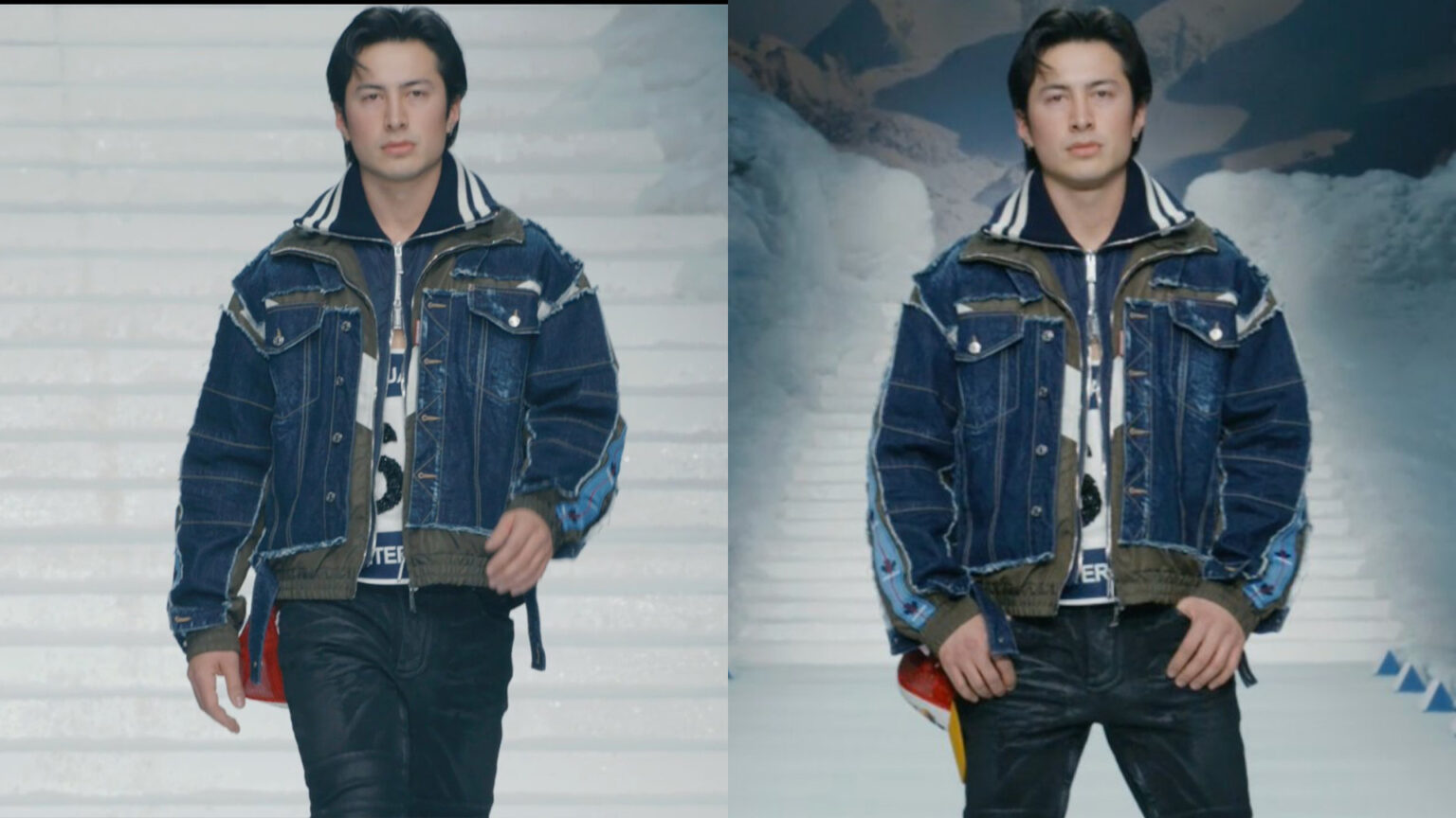 Hudson Williams apporte l'énergie de la « rivalité chauffée » au défilé Dsquared2 à la Fashion Week de Milan Logo