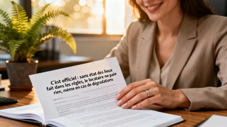 C’est officiel : sans état des lieux fait dans les règles, le locataire ne paie rien, même en cas de dégradations