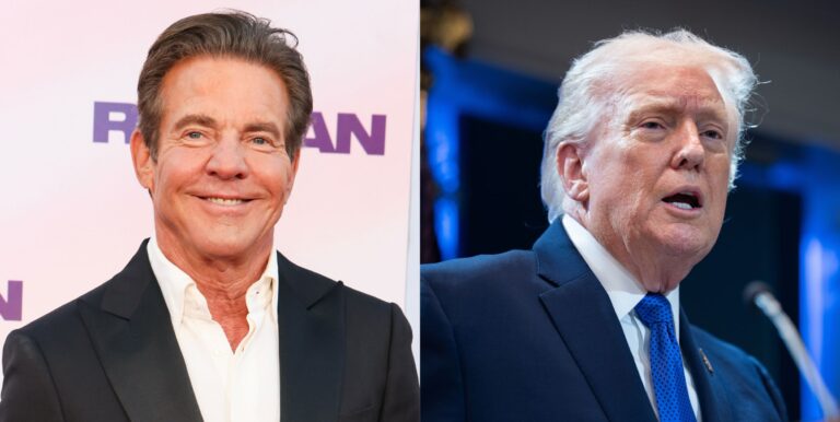 La star de Substance, Dennis Quaid, admet qu'il est « conservateur » alors qu'il se réjouit de Trump La star de Substance, Dennis Quaid, admet qu'il est « conservateur » alors qu'il se réjouit de Trump