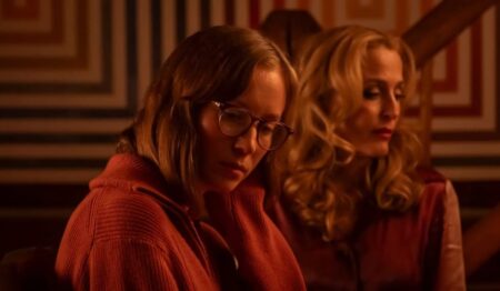 MUBI partage la date de sortie et le teaser de la nouvelle comédie d'horreur saphique de Gillian Anderson et Hannah Einbinder