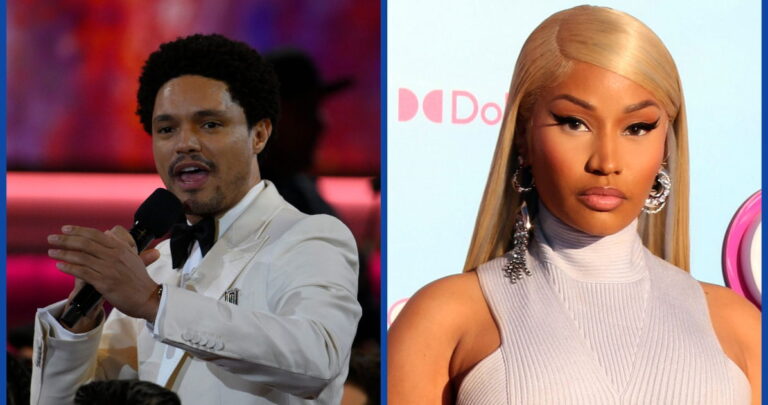 Nicki Minaj traite Trevor Noah d'homosexuel après s'être moqué d'elle aux Grammys Nicki Minaj traite Trevor Noah d'homosexuel après s'être moqué d'elle aux Grammys