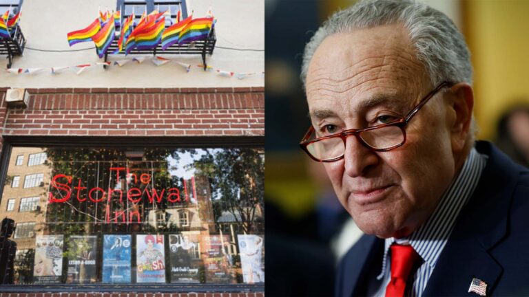 Schumer décide de protéger de manière permanente le drapeau de la fierté au monument national de Stonewall Logo