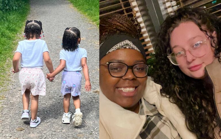 « Vous n'avez pas besoin de millions en banque pour adopter – les enfants ont juste besoin d'amour et d'un endroit sûr » Monique and Alice