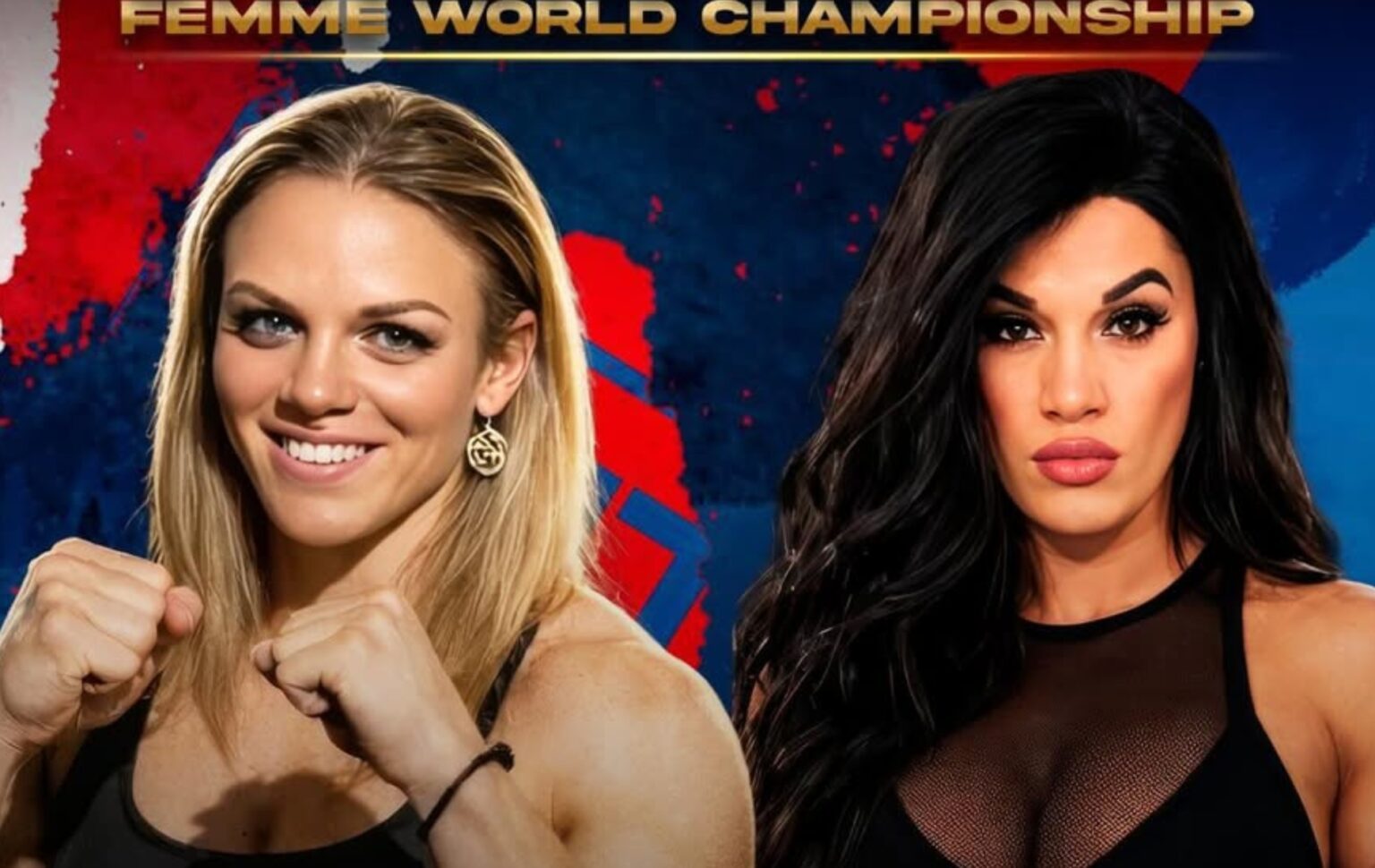 Le tout premier combat pour le titre mondial de MMA trans, le « Championnat du monde féminin » devrait être « l'événement de l'année » Fighters Summer Brady and Gita Figueroa looking into camera