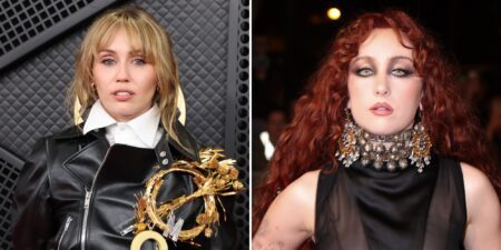 Miley Cyrus and Chappell Roan