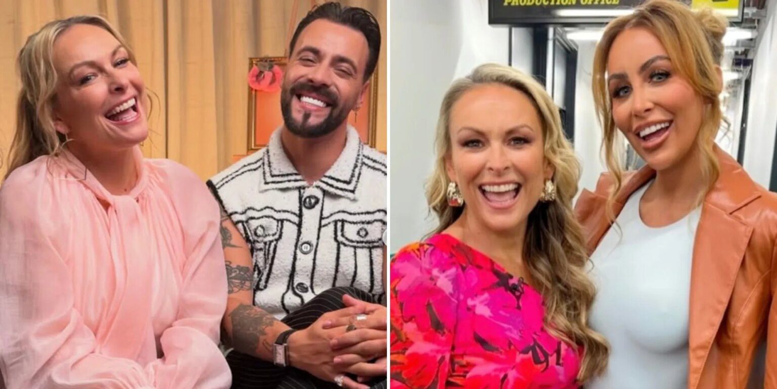 Les stars queer MAFS UK rendent hommage à Mel Schilling après sa mort tragique Davide Anica and Ella Morgan from MAFSUK with Mel Schilling