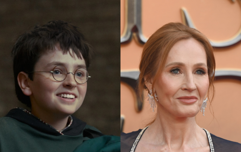 JK Rowling se dit « tellement heureuse » de la série HBO Harry Potter – malgré la réaction des fans still of harry potter and jk rowling