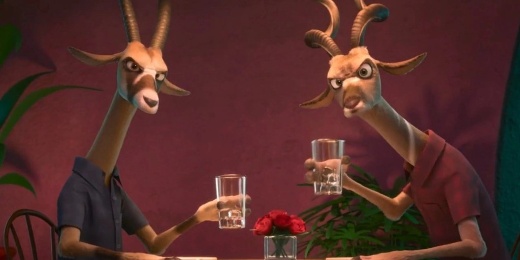 Bucky et Pronk dans Zootopie