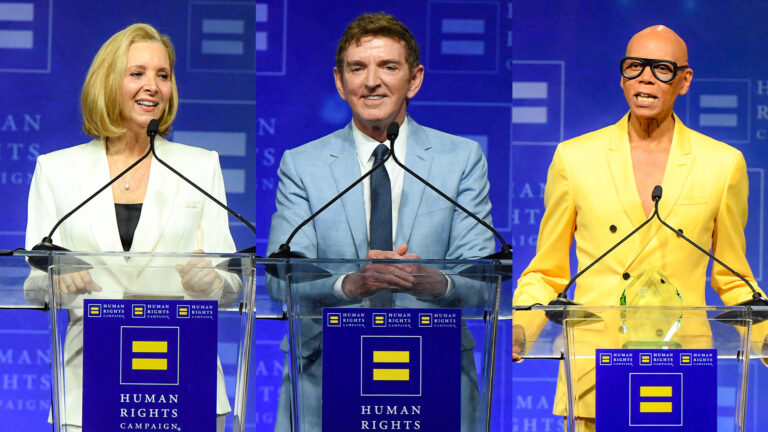 Michael Patrick King honoré par le HRC alors que RuPaul et Lisa Kudrow rassemblent la visibilité LGBTQ+ à Los Angeles Logo