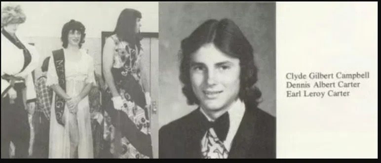 Photo présumée du représentant Buddy Carter en drag tirée de son annuaire de fin d'année