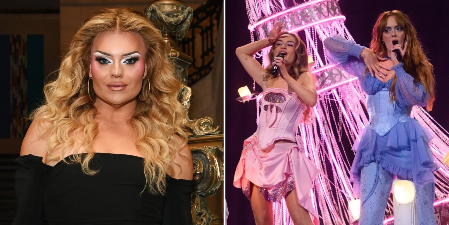 Les stars du West End et les favoris de l’Eurovision s’associent pour une collecte de fonds LGBTQ+ FIV Kitty Scott Claus and Remember Monday members Lauren and Holly
