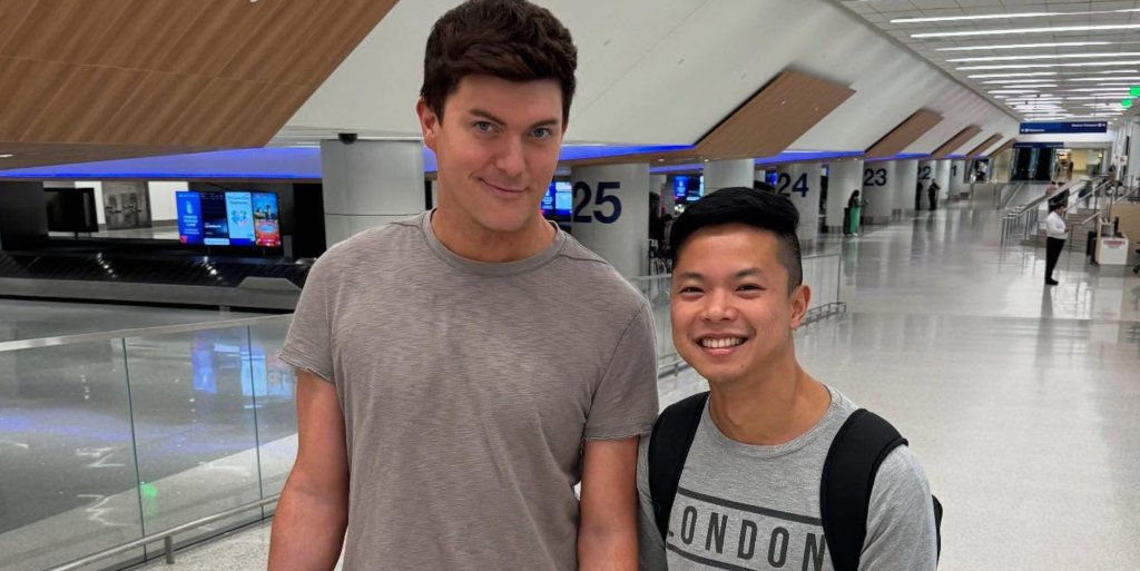 Zack Wickham et son petit ami Benji Quach