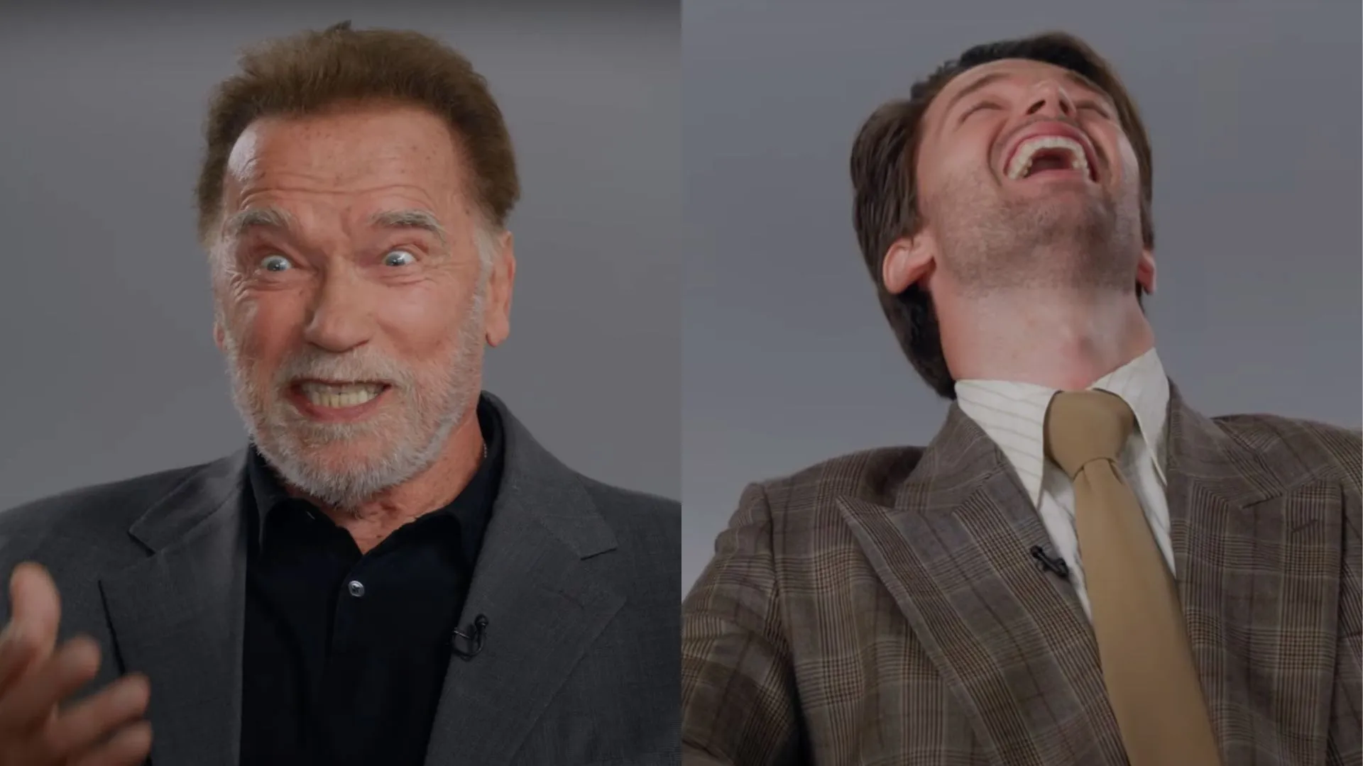 Arnold et Patrick Schwarzenegger