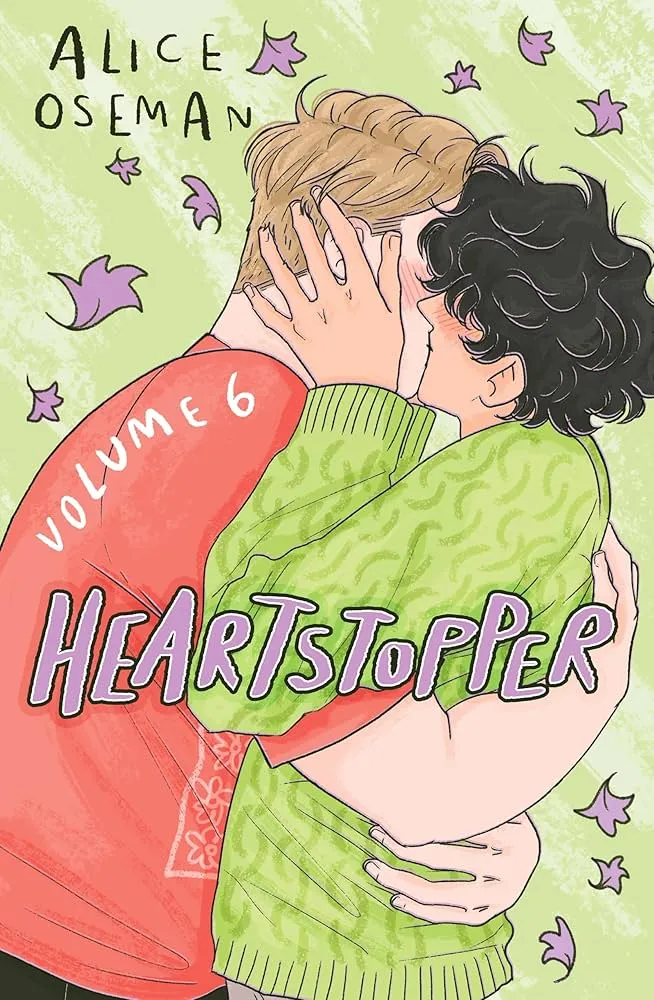 Couverture Heartstopper : deux personnages s'embrassant
