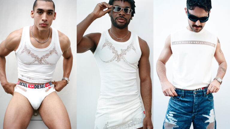 La nouvelle campagne Pride de Tinder et Diesel devient intime sur l'amour queer – et Internet va le manger Logo