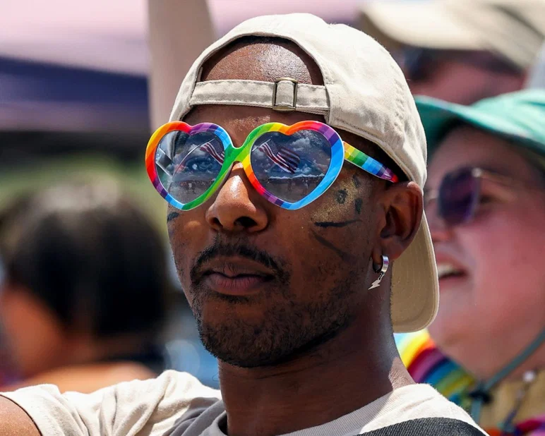 Scènes du cinquième festival annuel Treasure Coast Pride Fest, le 25 avril 2026, au parc des expositions du comté de St. Lucie. L'événement était organisé par Sanctuary of the Treasure Coast.