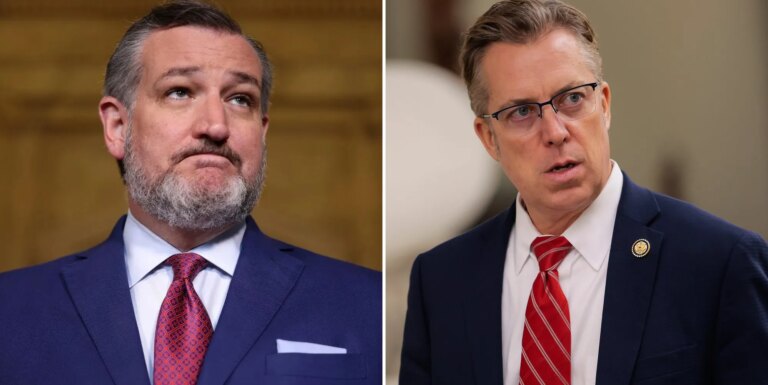 Ted Cruz dénonce la déclaration anti-gay « idiote » du représentant républicain Andy Ogles Ted Cruz (left) called out Andy Ogles