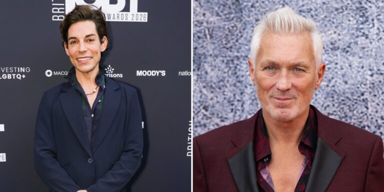 Tom Read Wilson félicite Martin Kemp « spécial » pour avoir parlé le langage gay Polari Tom Read Wilson heaped praise on Martin Kemp