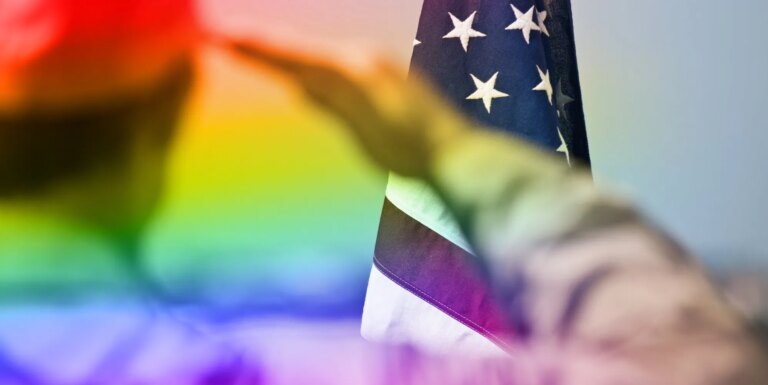 L'administrateur Trump supprime les programmes de soins de santé pour les vétérans LGBTQ+ lgbtq veteran in america (stock image)