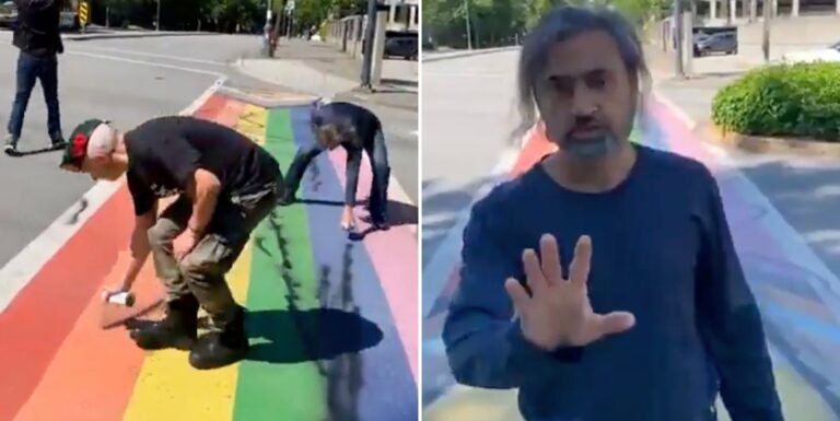 Le chef du parti d’extrême droite fait face à des accusations criminelles pour avoir dégradé le passage arc-en-ciel LGBTQ+ Amrit Birring