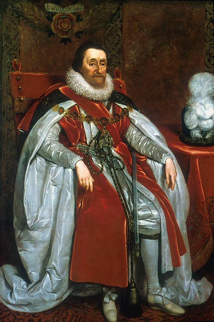 Une peinture du roi Jacques VI / Roi Jacques Ier, roi Jacques 1621