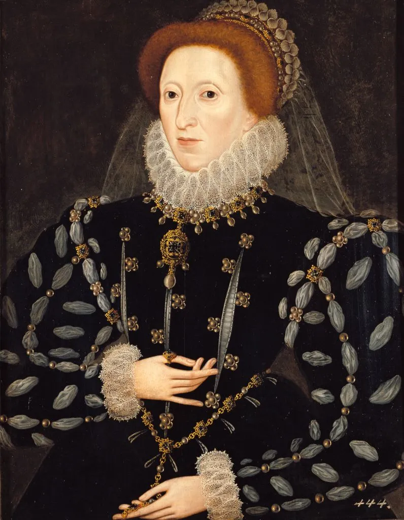 Une peinture de la reine Elisabeth Ier vers 1575 par Micholas Hilliard