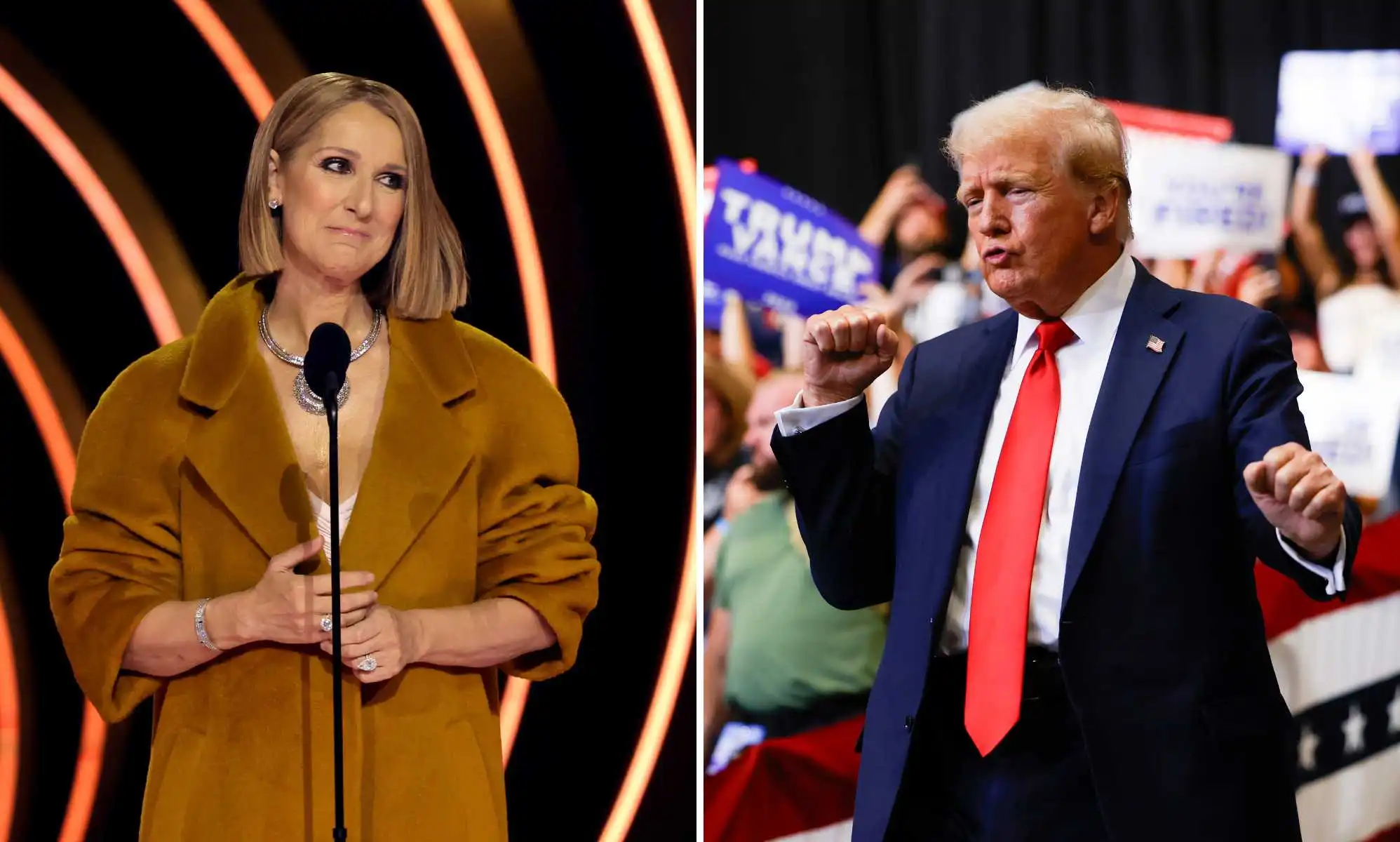 Céline Dion Donald Trump