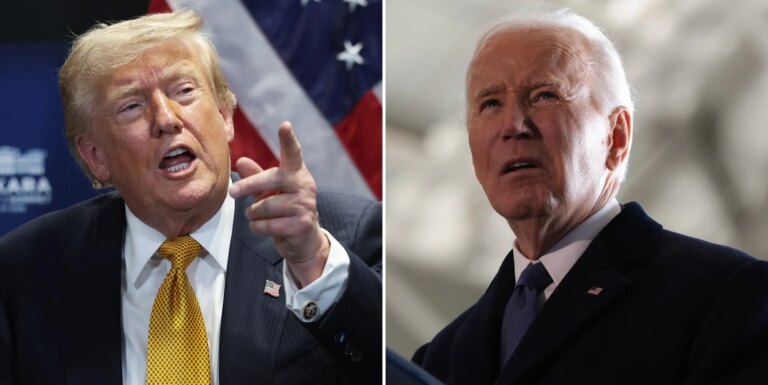L’administration Trump met officiellement fin aux protections en matière de placement familial LGBTQ+ de l’ère Biden Donald Trump and Joe Biden