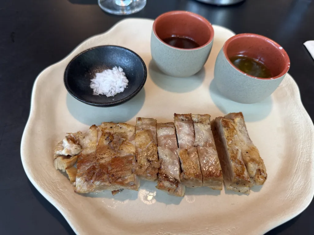 Secreto de porc ibérique grillé