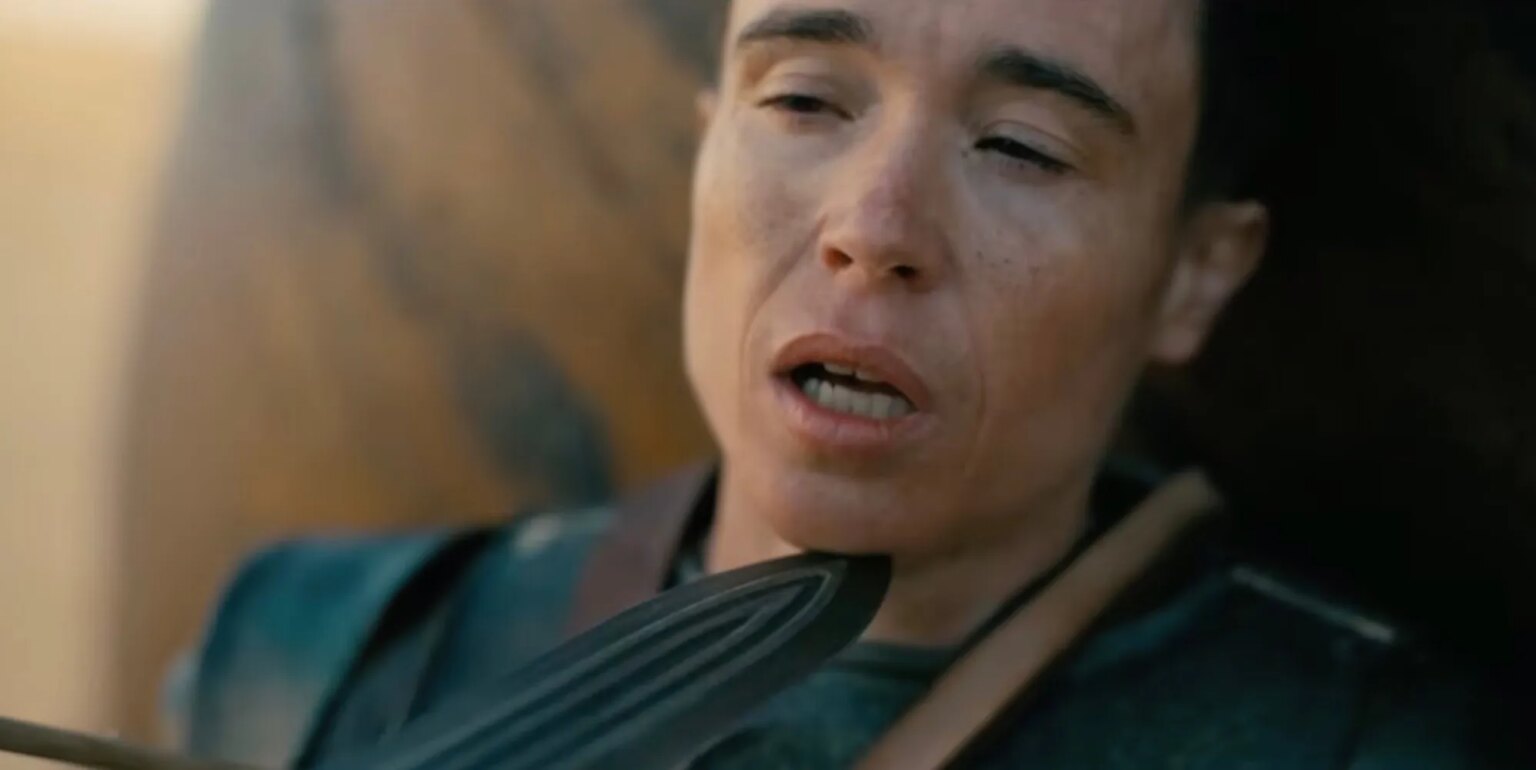 Qui est Sinon, le personnage mythologique grec d'Elliot Page dans L'Odyssée ? Elliot Page plays Sinon in The Odyssey