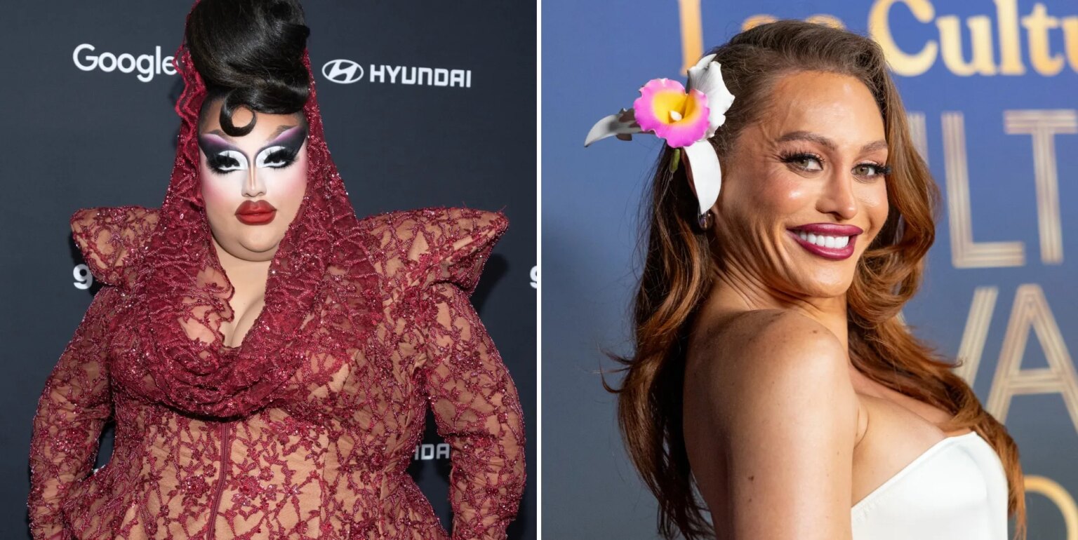 Isabelle Brooks, la maîtresse de Drag Race, renverse son thé sur le bœuf de Sasha Colby Mistress Isabelle Brooks and Sasha Colby