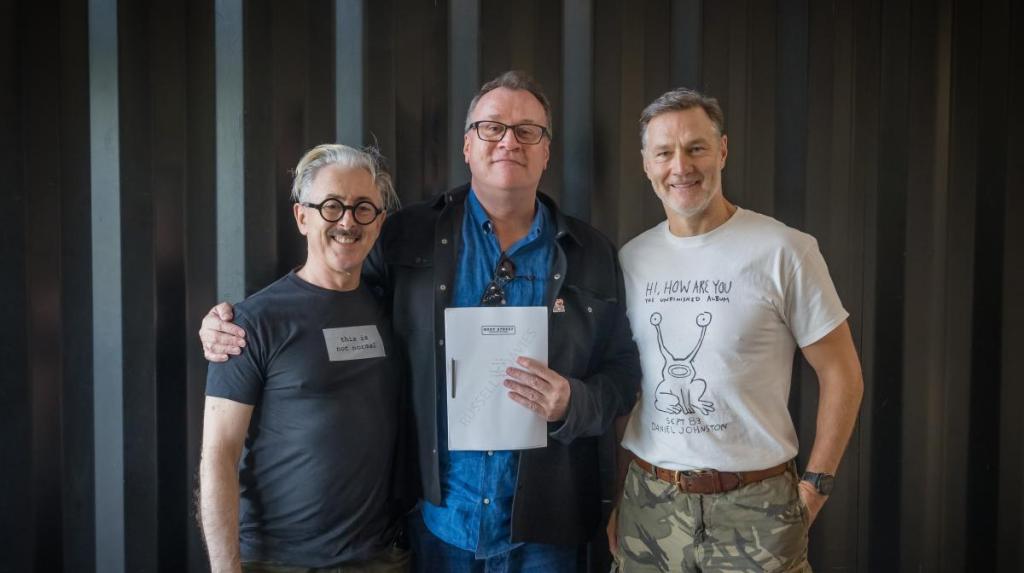 Alan Cumming, Russell T. Davies et David Morrissey.
