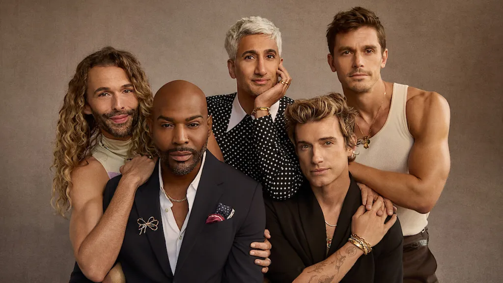 Queer Eye accueille la saison 10 : Jonathan Van Ness, Karamo Brown, Tan France, Jeremiah Brent et Antoni Porowski.