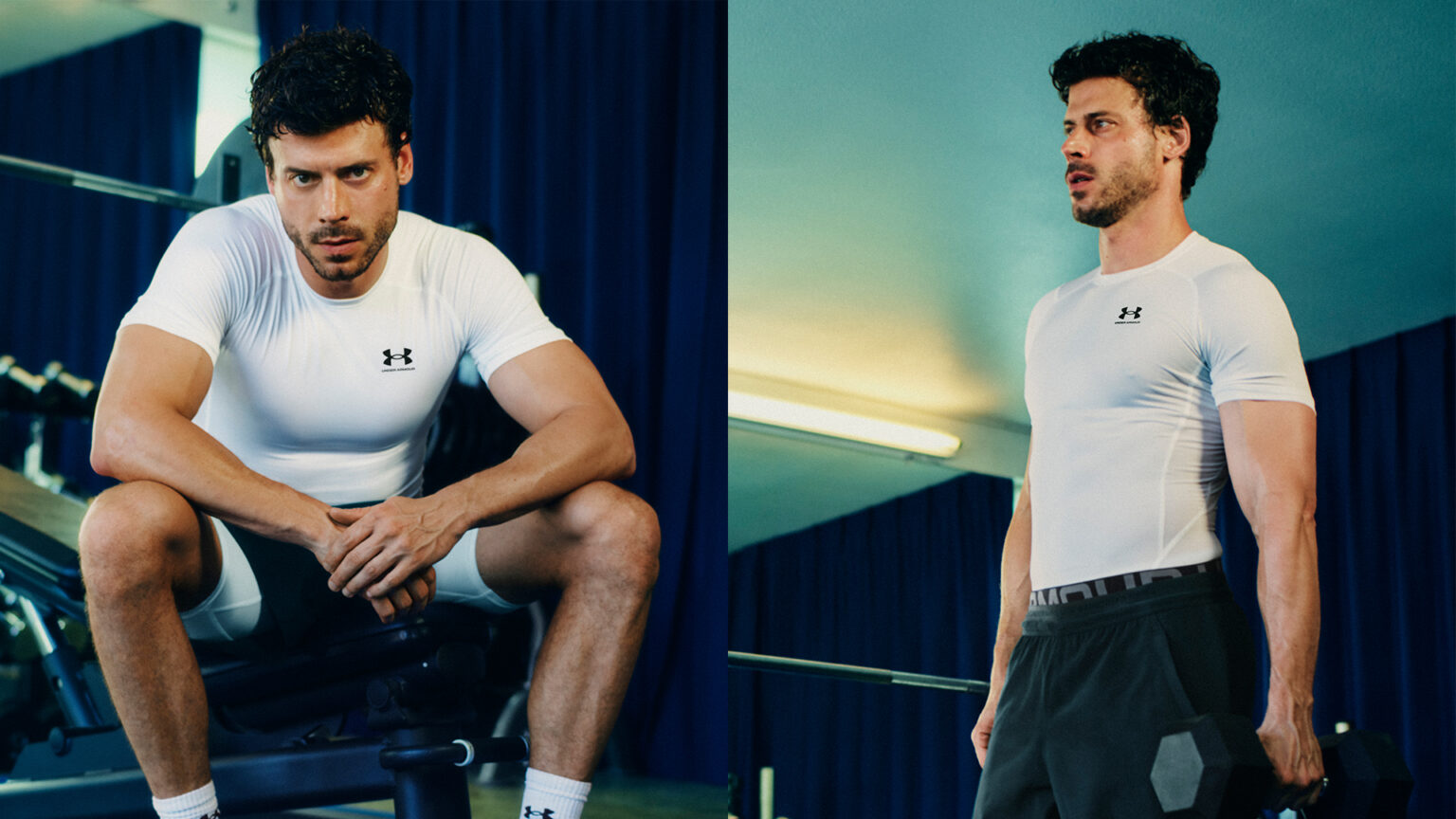 La star de Rivalité chauffée François Arnaud vient de lancer une campagne torride d'Under Armour et les fans transpirent Logo